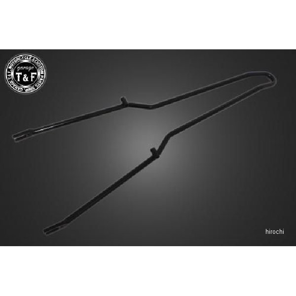 ガレージT&F フラットフェンダー専用シーシーバー ロング ブラック ビラーゴ250 6021010 HD店|ヒロチー商事 ハーレー 店