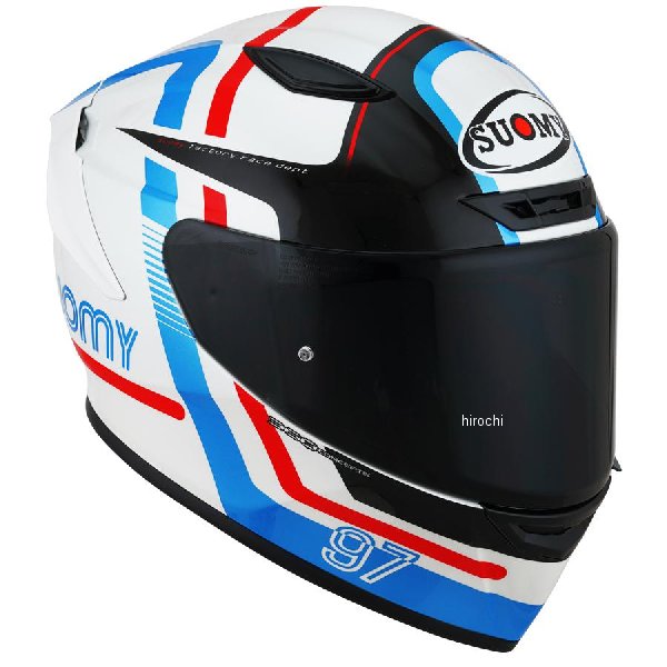 【メーカー在庫あり】 スオーミー SUOMY TRACK-1 NINETY SEVEN ホワイト/レッド Sサイズ SST1000101 HD店