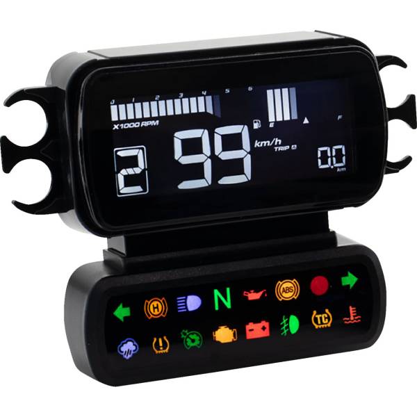 【USA在庫あり】 KOSO マルチメーター D2 LCD 14年-22年 ツーリング 2210-0662 HD店|ヒロチー商事 ハーレー 店