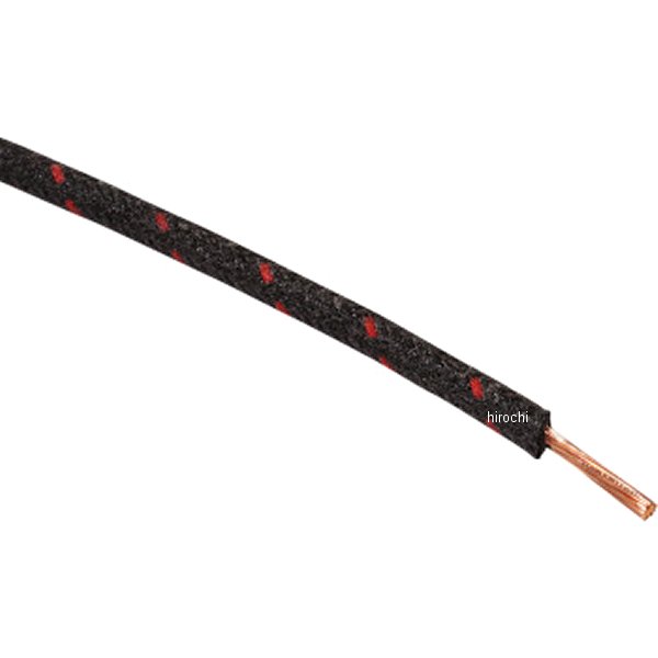 【USA在庫あり】 ナムズ NAMZ ワイヤー 16ゲージ CLOTH BRAIDED 25フィート 黒/赤 2120-1258 HD店 5,733円