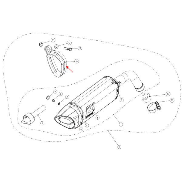 アクラポビッチ AKRAPOVIC サイレンサーバンド P-MCCAP5X HD店 10,638円