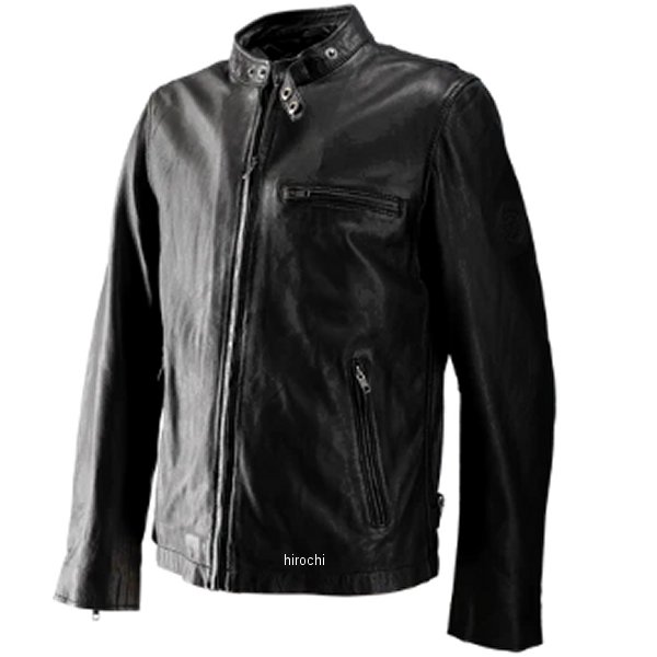 【メーカー在庫あり】 RLJ110 ライズ RIDEZ シングルライダースジャケット ACE ランプブラック XLサイズ RLJ100A-XL HD店