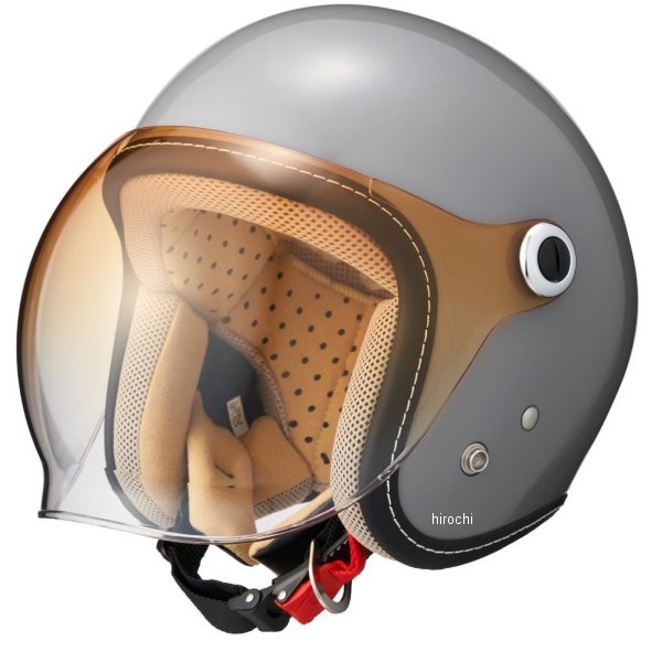 【メーカー在庫あり】 マルシン工業 Marushin ジェットヘルメット MCJ7 バブルライダー レディース グレー Mサイズ(54-55cm) 05302031 HD店