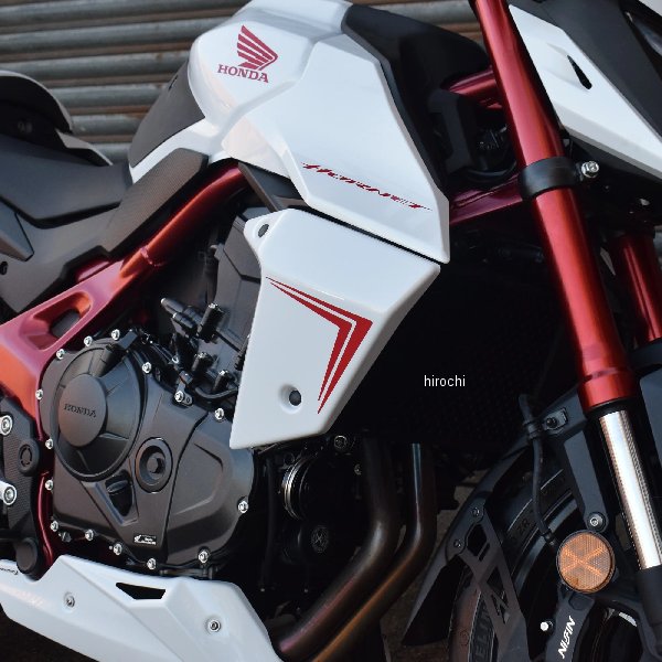 ピラミッドプラスチック Pyramid Plastics ラジエターサイドカウル 22年- CB750 Hornet パールGlareホワイト 21055C HD店