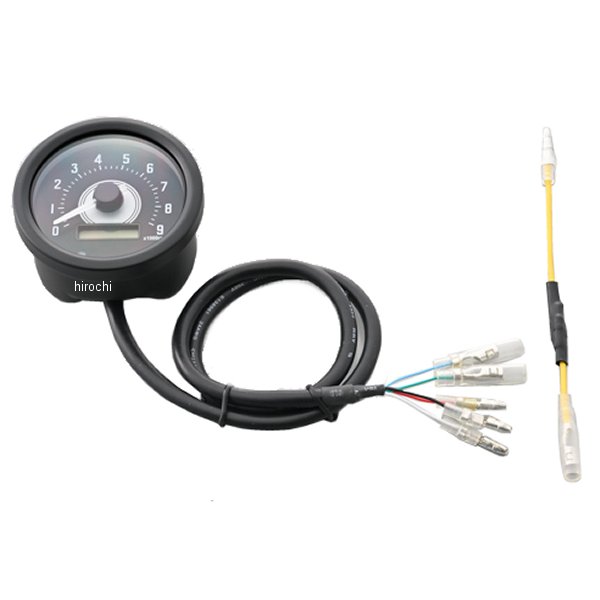 【メーカー在庫あり】 デイトナ VELONA 電気式タコメーター φ60 黒 44203 HD店｜ヒロチー商事 ハーレー 店