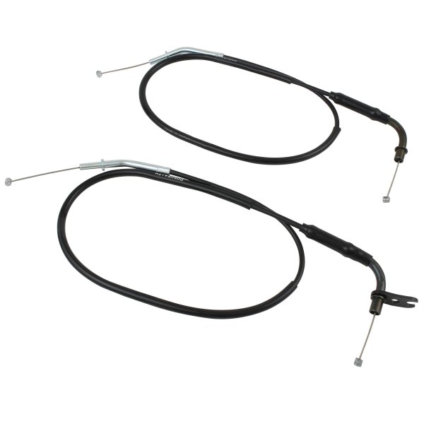 【メーカー在庫あり】 ポッシュ POSH ショートアクセルケーブルセット 5cmショート 18年-23年 Z900RS 黒 132012-AC HD店