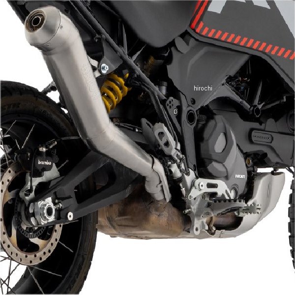 アロー ARROW スリップオンマフラー(触媒除去パイプ付き) Dakar Replica 22年-23年 DesertX950 ニクロム 72004DR-71771MI HD店