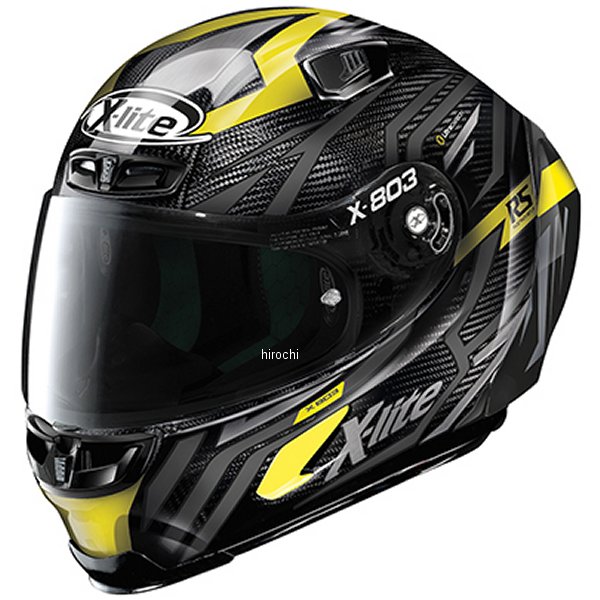 【メーカー在庫あり】 ノーラン NOLAN フルフェイスヘルメット X-803RS Ultra Carbon DECEPTION イエロー/78 Lサイズ 32986 HD店｜ヒロチー商事 ハーレー 店