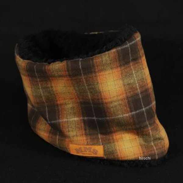 GOODS グッズ ROBIN NECK WARMER /タータンチェック（ORANGE）&ブラックファー MMS-NW003 HD店