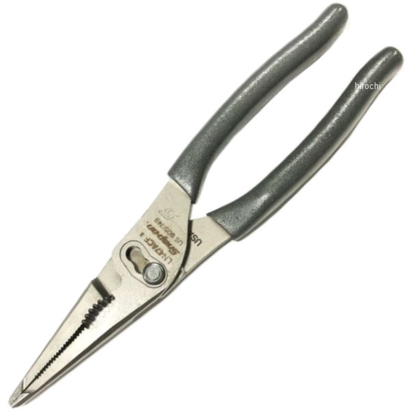 【USA店卸し資産あり】 スナップオン Snap-on ズボン下ペンチ 9in模範例 うす暗いチタニウム LN47ACFDT 固定ディスク店