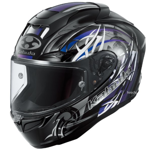 オージーケーカブト OGK KABUTO F-17 NEBURA ブラックホワイトパープル XXLサイズ 4966094628086 HD店|ヒロチー商事 ハーレー 店