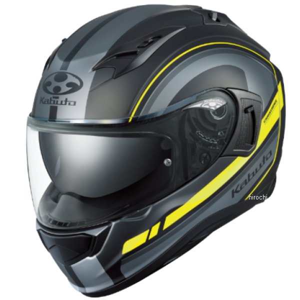 【メーカー在庫あり】 オージーケーカブト OGK KABUTO KAMUI 3 RIDGE フラットブラックイエロー Mサイズ 4966094628215 HD店