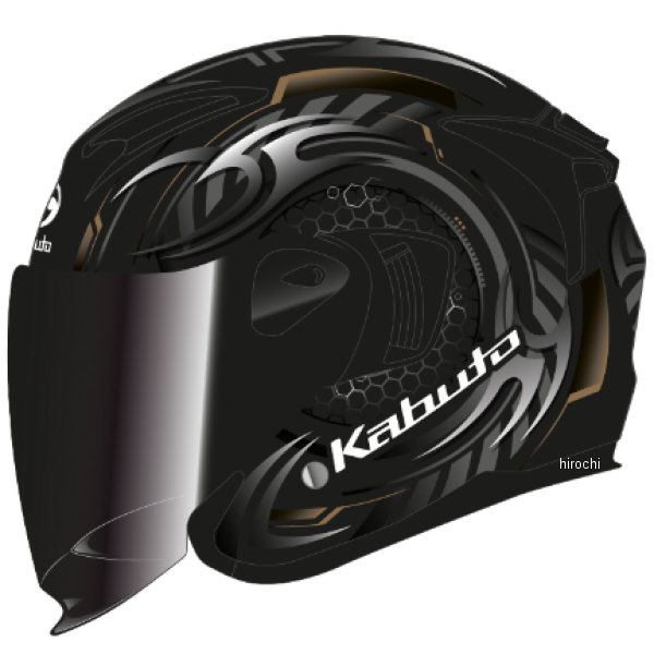 【メーカー在庫あり】 オージーケーカブト OGK KABUTO EXCEED2 CYBER フラットブラックゴールド Lサイズ 4966094630935 HD店｜ヒロチー商事 ハーレー 店