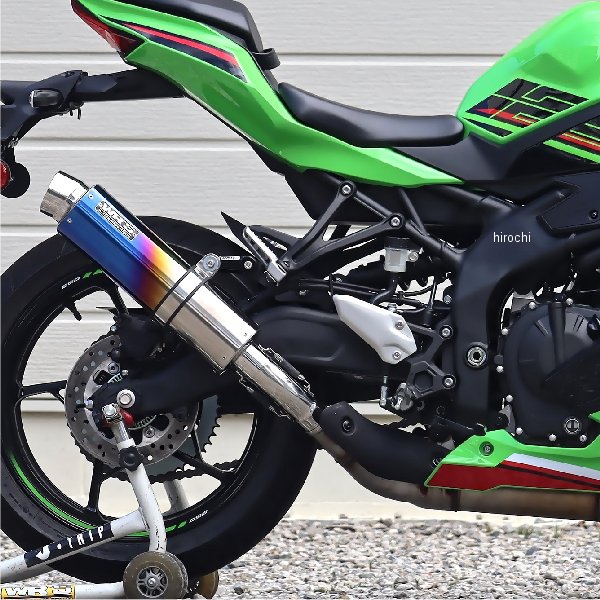 ダブルアールズ WR'Sラウンド スリップオンマフラー ZX-25R SE 焼き色チタンサイレンサー BK4280JM HD店｜ヒロチー商事 ハーレー 店