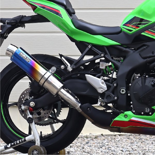 ダブルアールズ WR'Sラウンド スリップオンマフラー ZX-4R SE 焼き色チタンサイレンサー BK4440JM HD店|ヒロチー商事 ハーレー 店