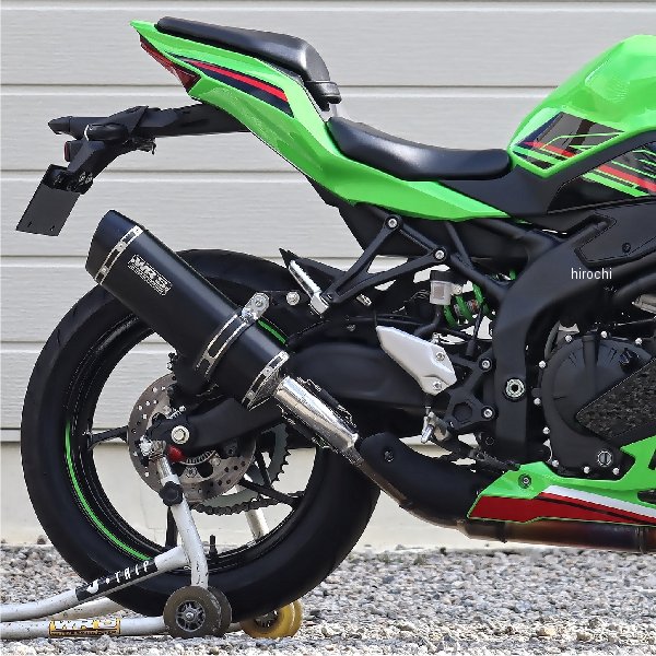 ダブルアールズ WR'S SS-OVAL スリップオンマフラー ZX-4R F-BLACK チタン SF4440JM HD店