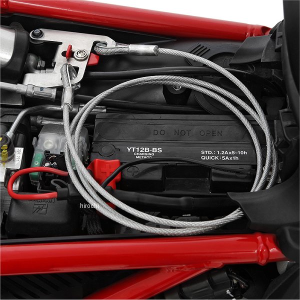 ワンダーリッヒ Wunderlich ヘルメット盗難防止ワイヤー ムルティストラーダV4 W71360-002 HD店