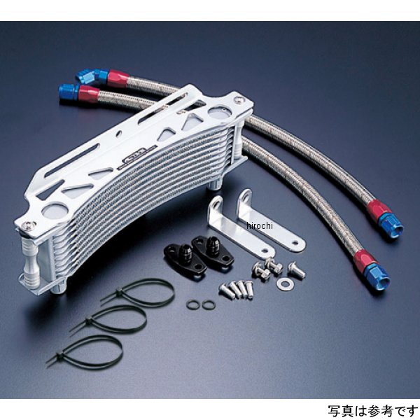ACTIVE アクティブ オイルクーラーキット ラウンド #6 9-10R CBX400F シルバー AC14031310 HD店