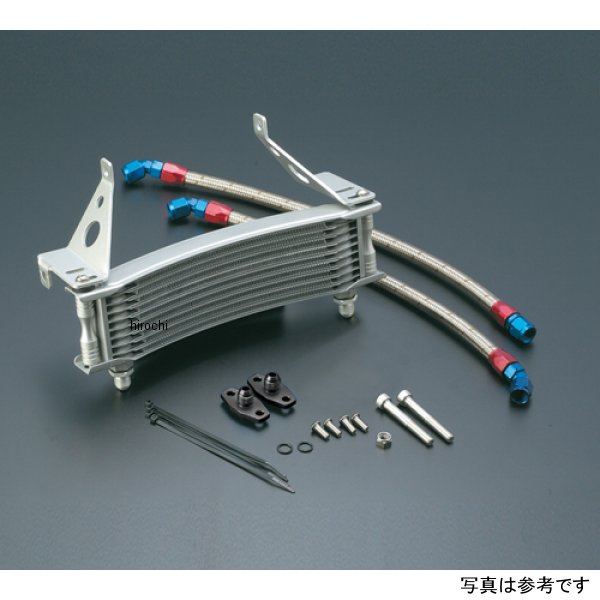 ACTIVE アクティブ オイルクーラーキット ラウンド #6 9-10R CBR400F シルバー AC14031910 HD店