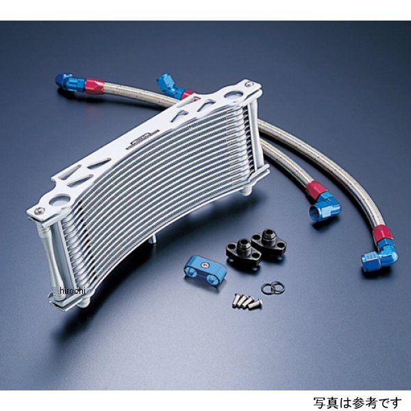ACTIVE アクティブ オイルクーラーキット ラウンド #8 11-16R 15年以前 XJR1300、97年以前 XJR1200 シルバー AC14033916 HD店