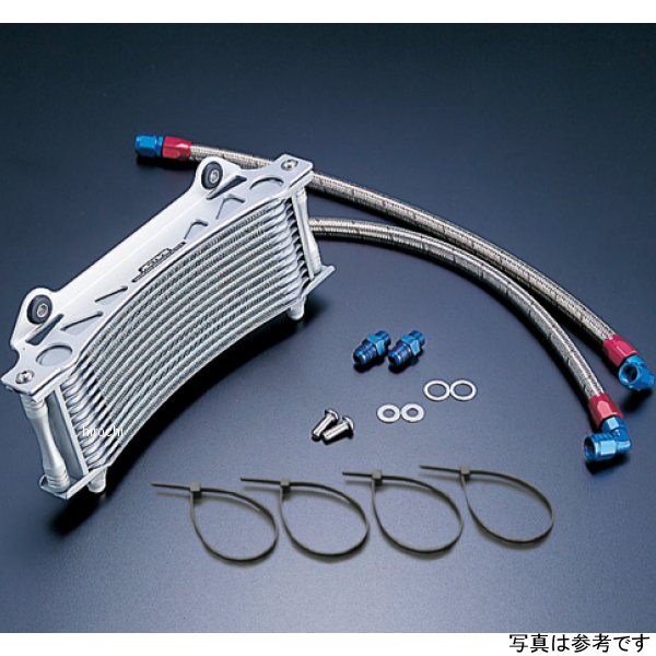 ACTIVE アクティブ オイルクーラーキット ラウンド #8 9-10R 94年以降 GSX1100S シルバー AC14035910 HD店