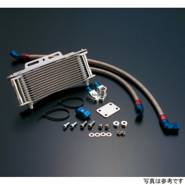 ACTIVE アクティブ オイルクーラーキット サイド廻し/ラウンド #8 9-10R Z1000R、Z1000J シルバー AC14037310 HD店