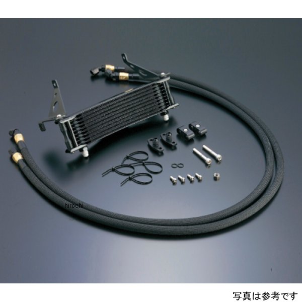 ACTIVE アクティブ オイルクーラーキット サイド廻し/ラウンド #6 9-10R CBR400F ブラック仕様 AC14031710B HD店