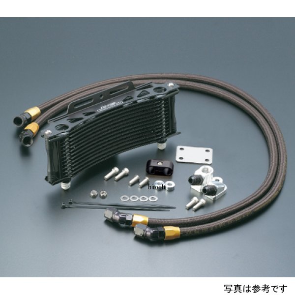 ACTIVE アクティブ オイルクーラーキット 下出し/ラウンド#8 9-10R Z1000R、Z1000J ブラック仕様 AC14038810B HD店