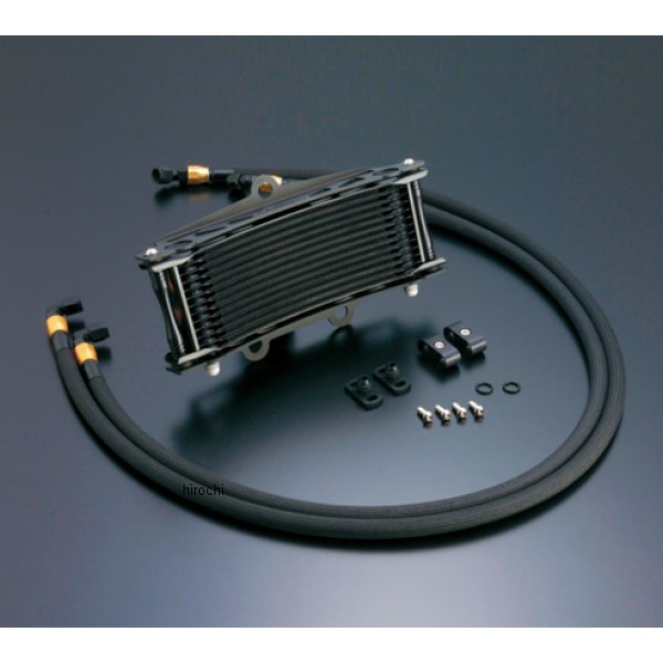 ACTIVE アクティブ オイルクーラーキット サイド廻し/ラウンド#6 9-13R ゼファー400、ゼファーX ブラック仕様 AC14047913B HD店