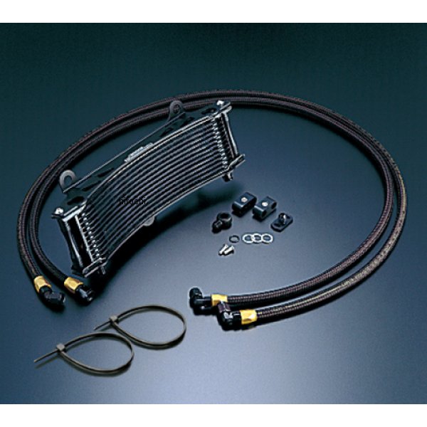ACTIVE アクティブ オイルクーラーキット サーモ対応 サイド廻し/ラウンド#6 11-13R ゼファー1100、ゼファー1100RS ブラック仕様 AC14048413BC HD店