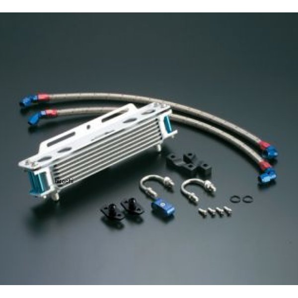 ACTIVE アクティブ オイルクーラーキット ストレート #6 9-7R CB900F、CB1100F シルバー AC14051107 HD店