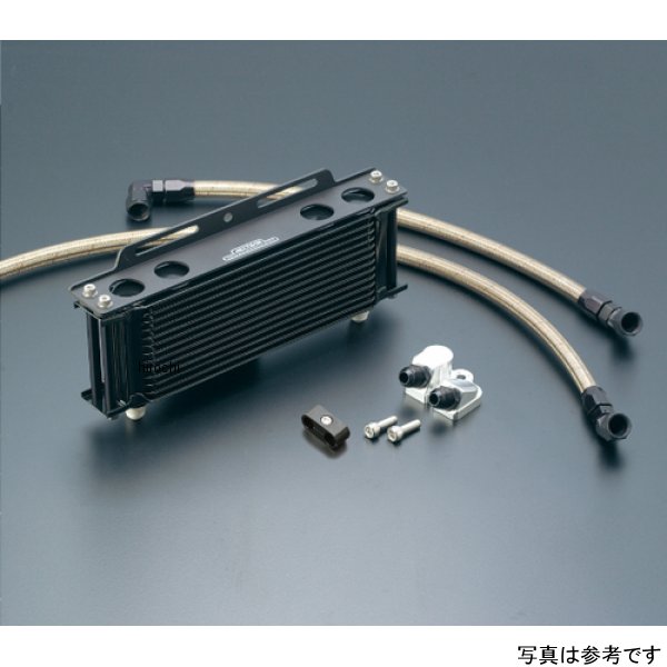 ACTIVE アクティブ オイルクーラーキット ストレート #8 9-10R GPZ1100F、Z1100GP ブラック仕様 AC14057110B HD店