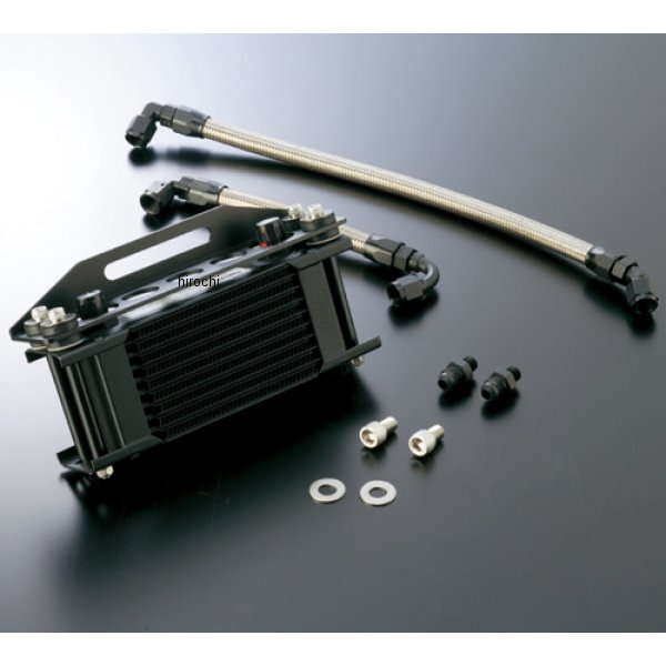 ACTIVE アクティブ オイルクーラーキット 上廻し前/ストレート #8 9-13R Z1、Z2、Z750FX-1、Z1000MK2 ブラック仕様 AC14068613B HD店