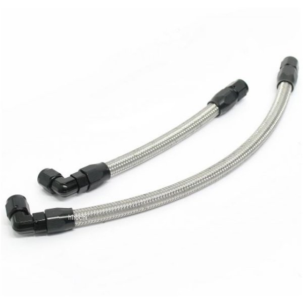 ACTIVE アクティブ オイルクーラーホースセット ストレート #6 9-13R CBR400F ブラック仕様 AC14051226B HD店