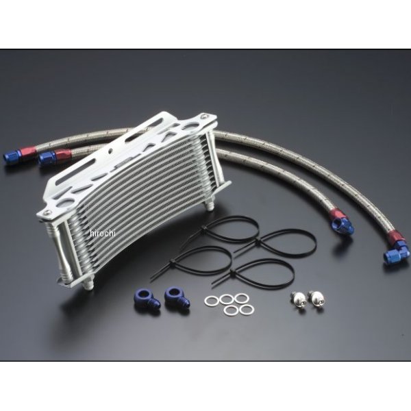 ACTIVE アクティブ オイルクーラーキット ACTIVEビッグラジエーター用ラウンド#6 9-13R GPZ750R、GPZ900R シルバー AC14037213 HD店