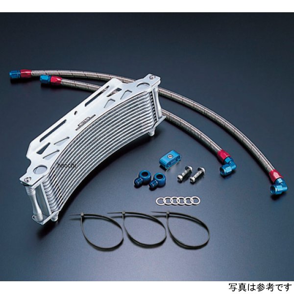 ACTIVE アクティブ オイルクーラーキット ラウンド #6 11-13R 08年以前 ZRX1200、ZRX1100 シルバー AC14039213 HD店