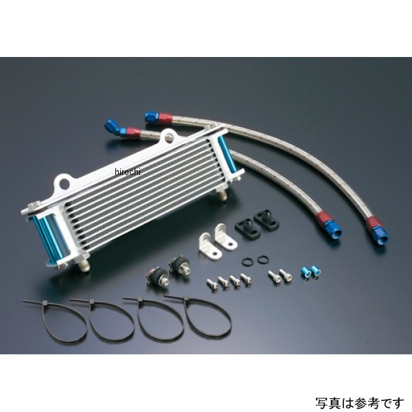 ACTIVE アクティブ オイルクーラーキット サイド廻し/ストレート #6 9-10R 83年-85年 GPZ750、GPZ750F シルバー AC14057130 HD店