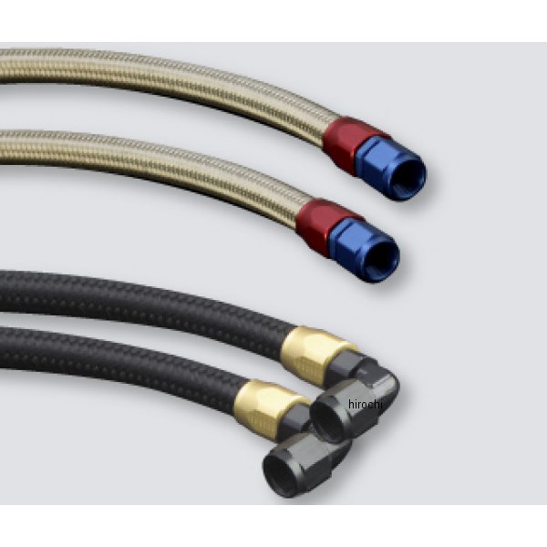 ACTIVE アクティブ オイルクーラーホースセット ラウンド #8 9-13R Z1、Z2、Z750FX-1、Z1000MK2 ブラック仕様 AC14057225B HD店