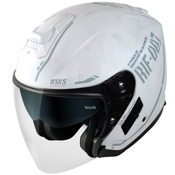 【メーカー在庫あり】 ウインズ WINS ジェットヘルメット G-FORCE SS JET STEALTH type C イビサホワイト XXSサイズ 4560385771552 HD店
