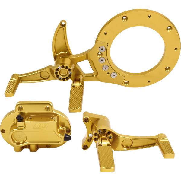 【USA在庫あり】 Hawg Halters ミッド コントロール 21 22年-23年 ハーレー FLHXST ゴールド 1623-0593 HD店