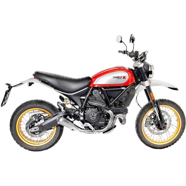 【USA在庫あり】 LEOVINCE LV-10 スリップオンマフラー 17年-22年 ドゥカティ Scrambler Desert Sled シルバー 1811-3448 HD店