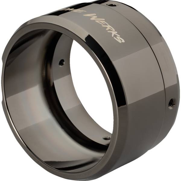 【USA在庫あり】 クロームワークス Khrome Werks クラシック エンド キャップ チップ 黒/シルバー 1861-1683 HD店