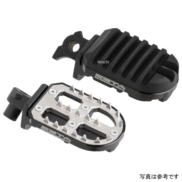 【メーカー在庫あり】 ジータ ZETA Advフットペグ 50ｍｍ ブラック 20年- TENERE700 F7018 HD店