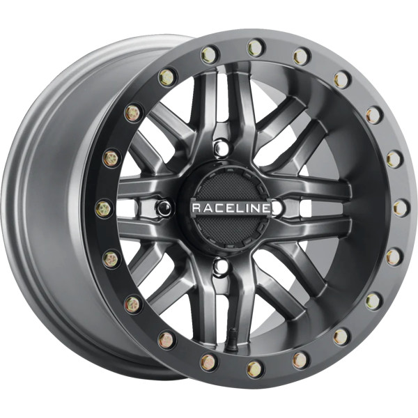 【USA在庫あり】 Raceline Wheels Ryno Beadlock ホイール 14x7 - 4/137 - 5+2 ガンメタ 0230-1466 HD店