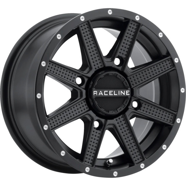 【USA在庫あり】 Raceline Wheels Hostage ホイール 14x7 - 4/137 - 5+2 (+10 mm) 黒 0230-1481 HD店