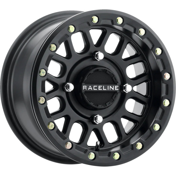 【USA在庫あり】 Raceline Wheels Podium Beadlock ホイール 15x6 - 4/137 - 5+1 (+40 mm) 黒 0230-1485 HD店