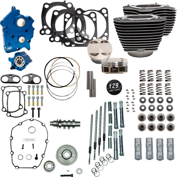 【USA在庫あり】 S&Sサイクル S&S Cycle 129 インチ パワーパック GEAR OC M8 22年-23年 ハーレー FLTRXST 0904-0108 HD店