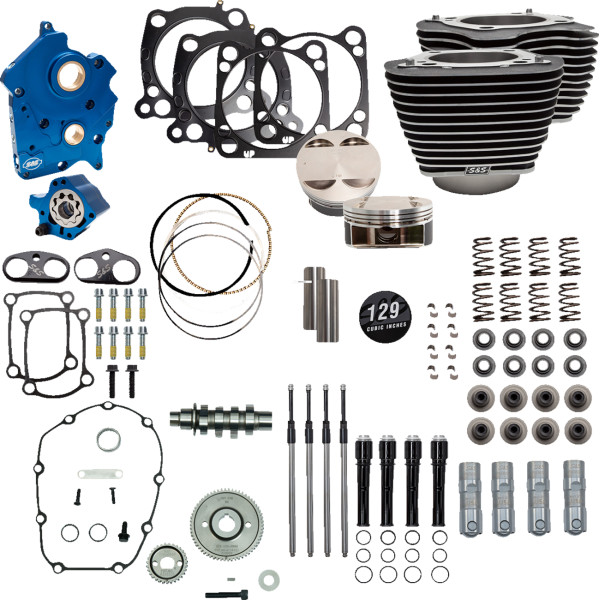 【USA在庫あり】 S&Sサイクル S&S Cycle 129 インチ パワーパック GEAR OC M8 22年-23年 ハーレー FLTRXST 0904-0114 HD店