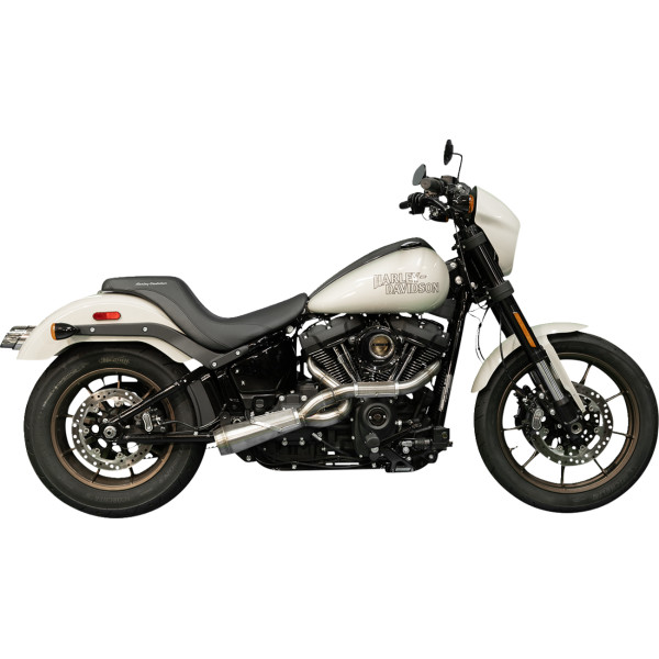 【USA在庫あり】 トラスク Trask 2-into-1 Big Sexy エキゾースト システム 22年 ハーレー FXRST シルバー 1800-2651 HD店