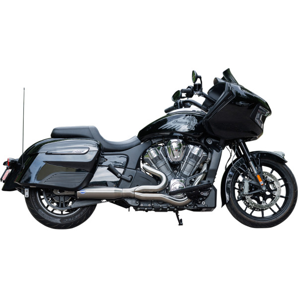 【USA在庫あり】 S&Sサイクル S&S Cycle Qualifier エキゾーストシステム 50 ステート 23年 インディアン Challenger Elite シルバー 1810-3175 HD店
